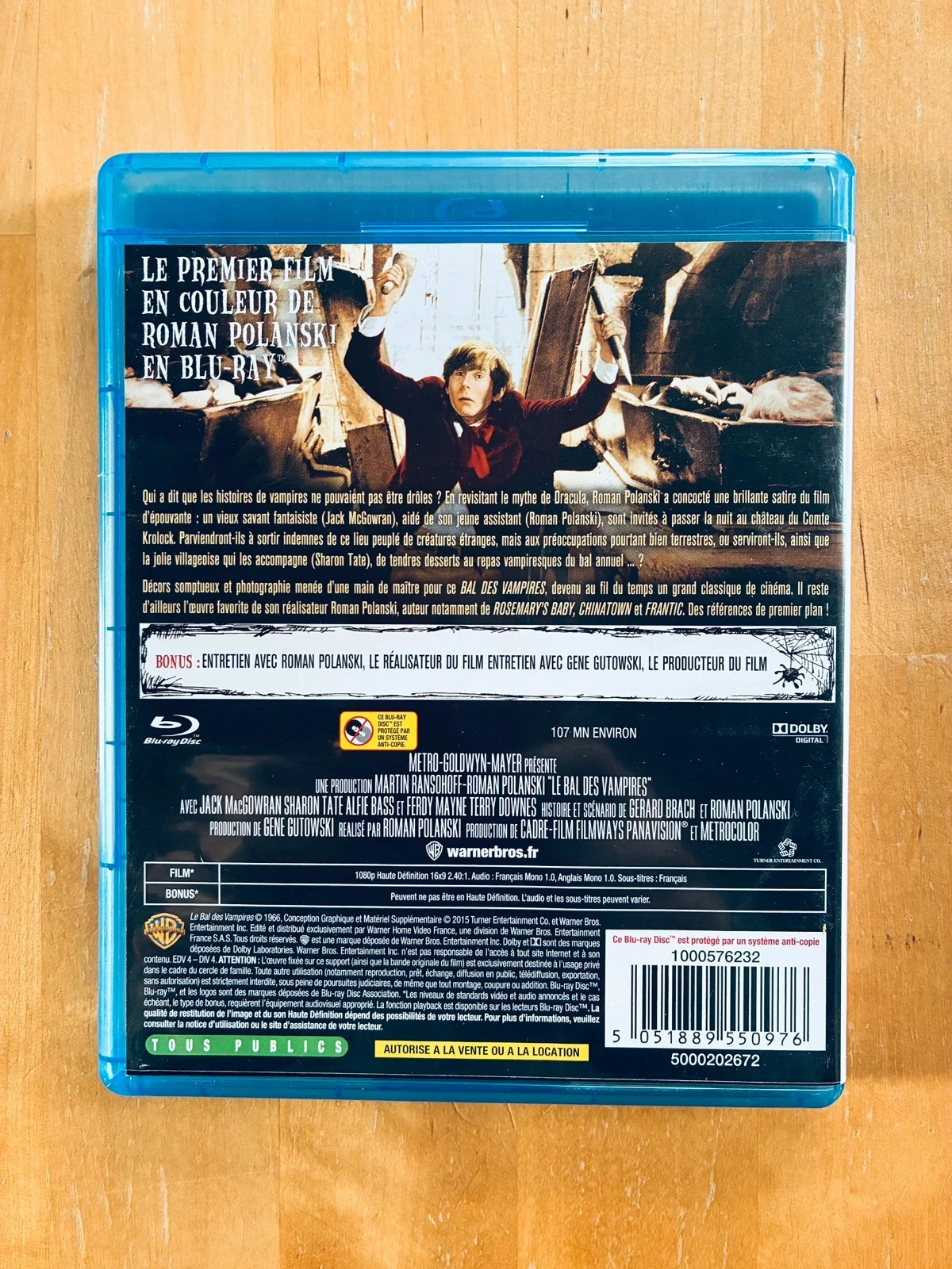 Blu-ray Le bal des vampires van Roman Polanski. – photo 3